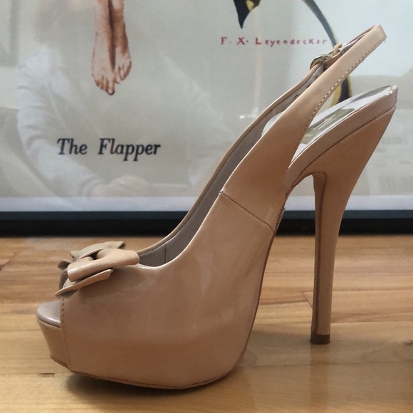 Beige Dolce vita pumps with bow detail - Picture 2 of 5